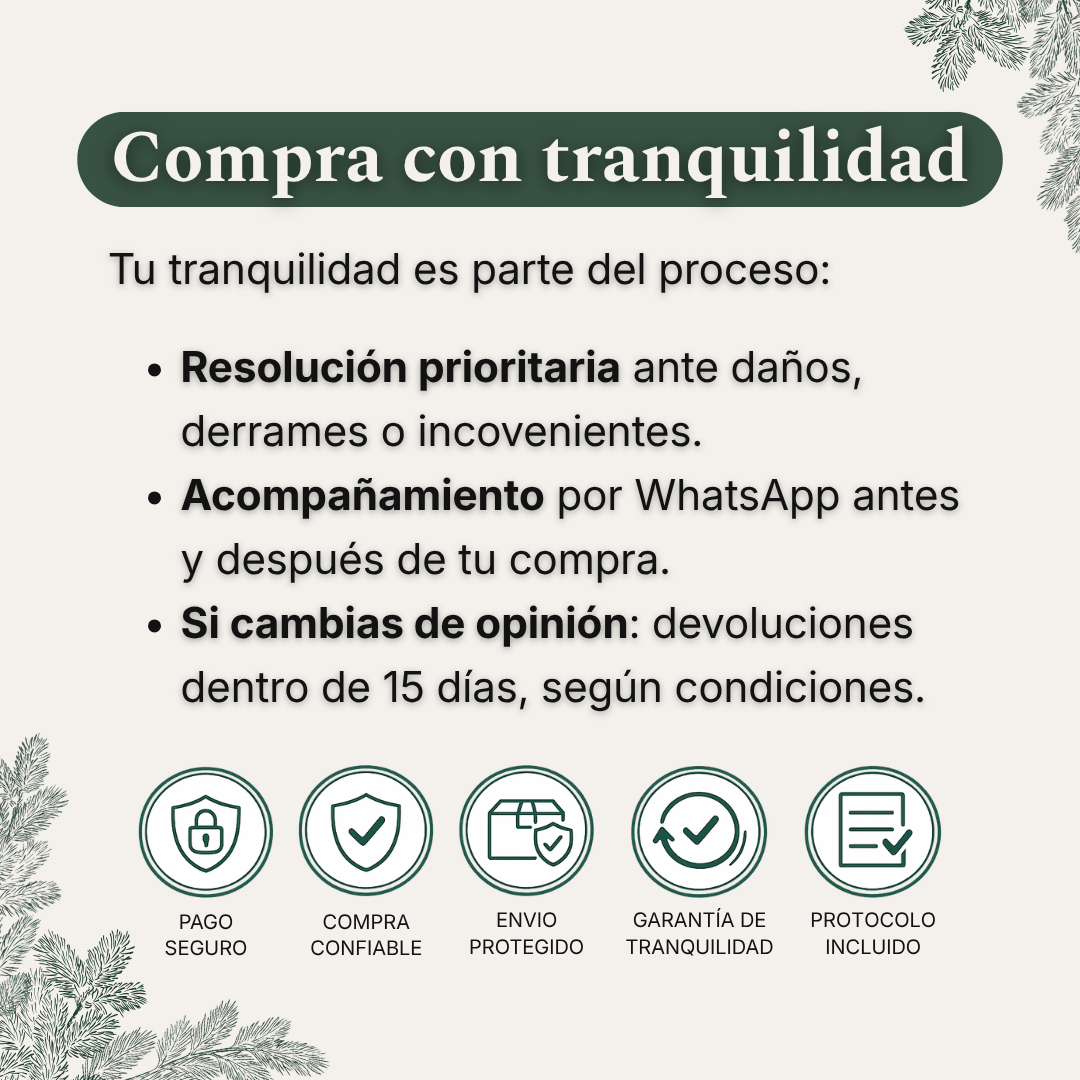 garantia-tranquilidad-esencia-de-pino-del-bosque-whatsapp-devoluciones argentina